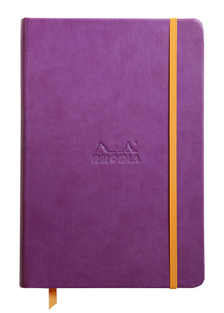 Rhodia Hardcover Notebook - A5 - Purple - Lined